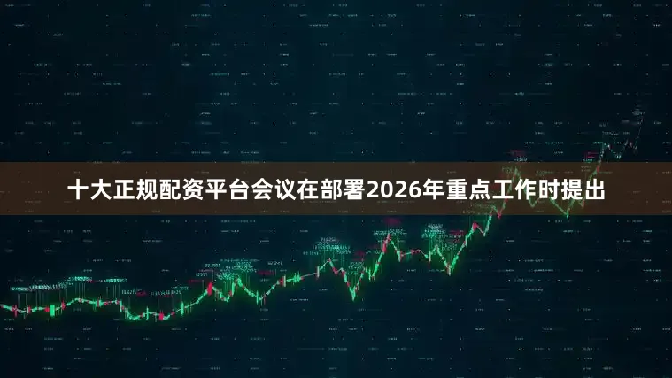十大正规配资平台会议在部署2026年重点工作时提出